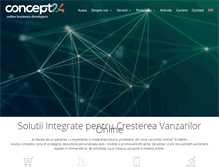 Tablet Screenshot of concept24.ro